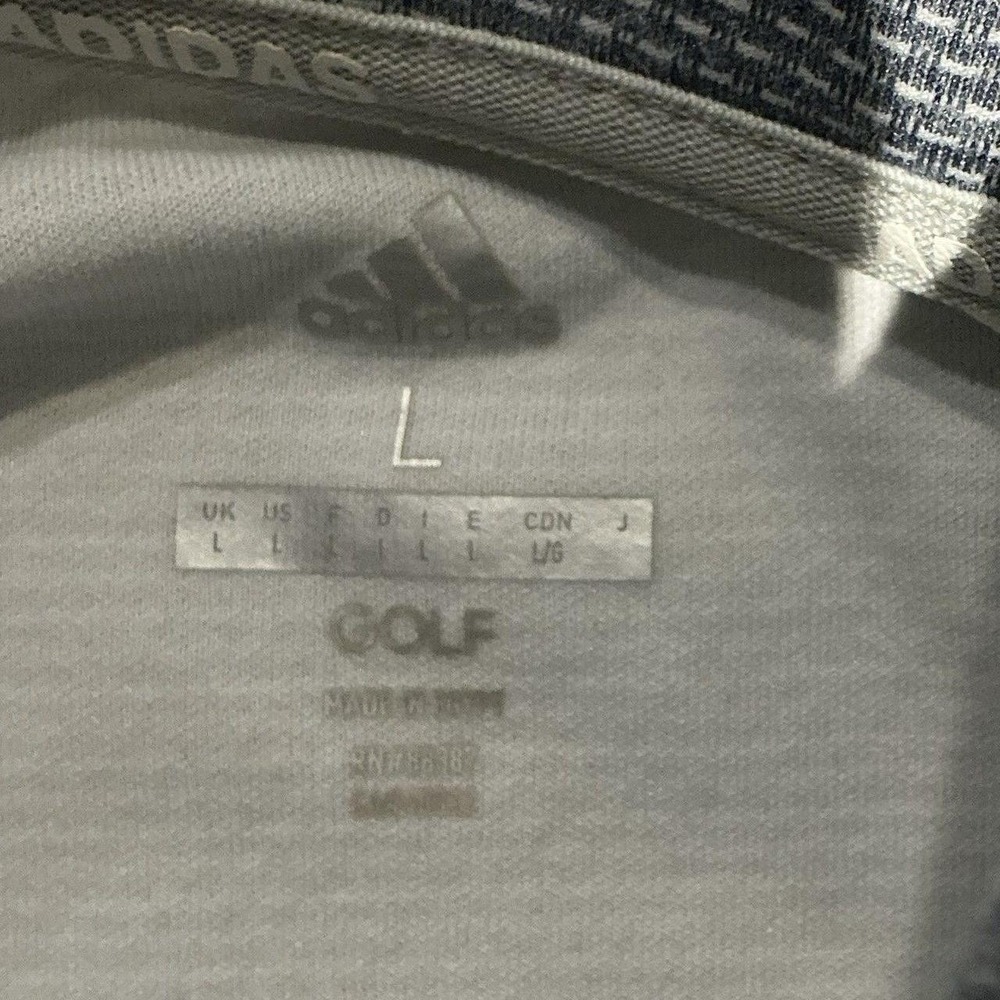 Adidas Golf Sweatshirt Womens Large Gray Pullover 1/4 Zip Activewear Lightweight - Picture 3 of 6